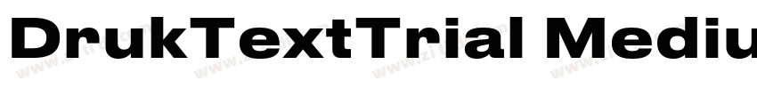DrukTextTrial Medium字体转换